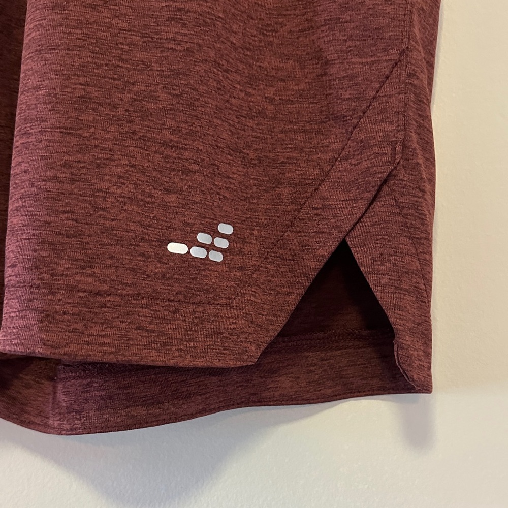 BCG Men's Burgundy Athletic Shorts - Picture 3 of 5
